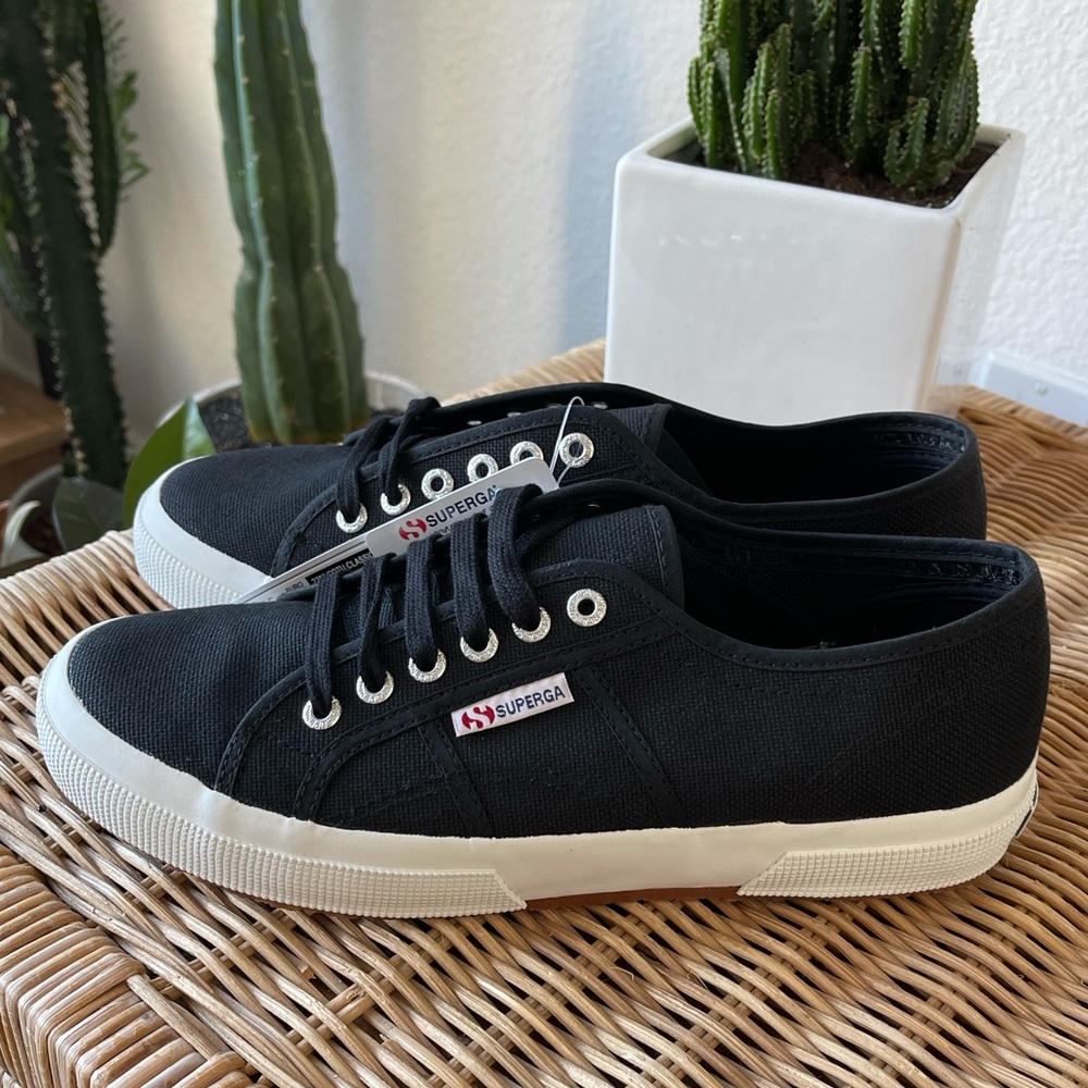 Superga black shoes